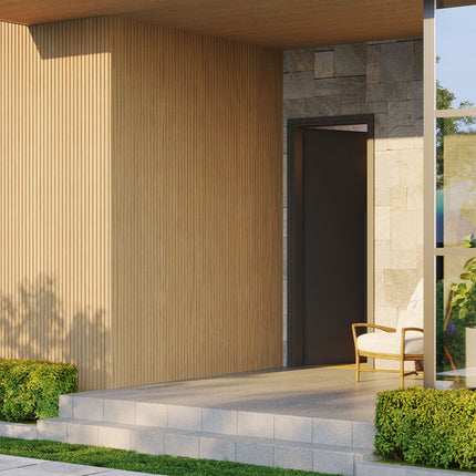 Roth-Slat Composite SlatWall Cladding - Teak