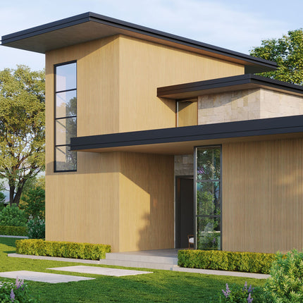 Roth-Slat Composite SlatWall Cladding - Teak