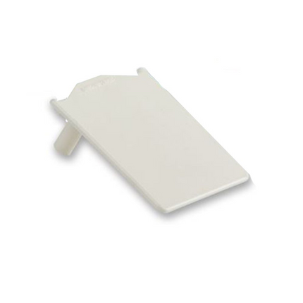 Snap down Glazing Bar Additional End Cap White