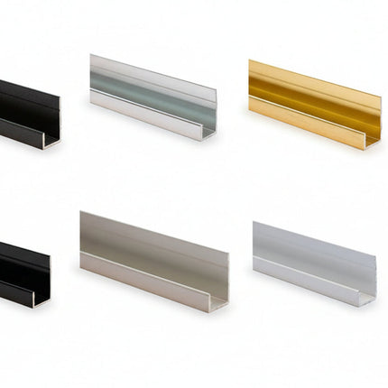 Metal Starter Trims for PVC Wall Panels of 8mm in thickness
