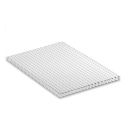 10mm Clear Twinwall Polycarbonate Roof Sheet