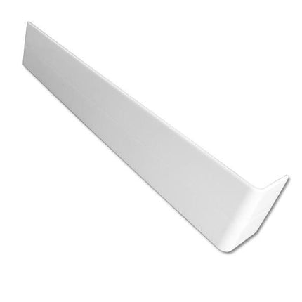 White 300mm Straight Fascia Joint (Standard Fascia Connector)