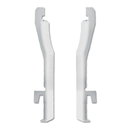 150mm White UPVC Shiplap Cladding Butt Joint