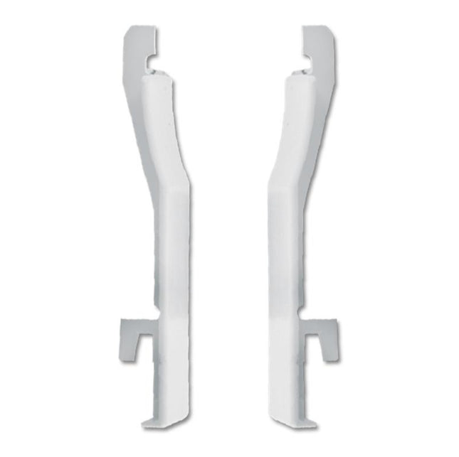 150mm White UPVC Shiplap Cladding Butt Joint