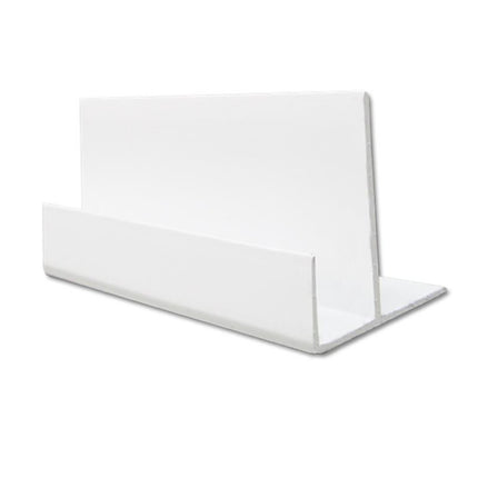 5m White Hidden UPVC Universal Starter Trim for Shiplap Cladding