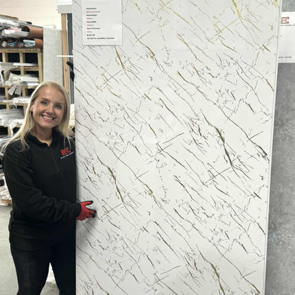 RothPanel White Gold Gloss 2.4mt x 1mt