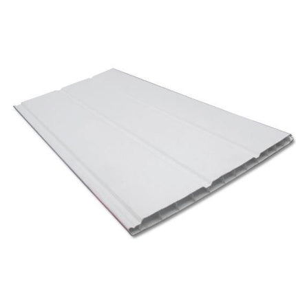 White 300mm Hollow Soffit - 5mt Length