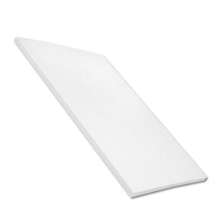 9mm White Plain UPVC Soffit Board - 5mt Lengths