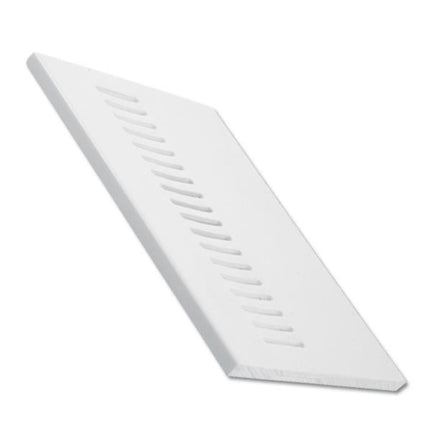 9mm White Ventilated UPVC Soffit Board - 5mt Lengths