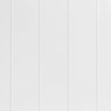 Close-up of a white paneled ceiling