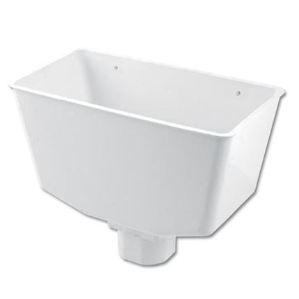 White FloPlast Universal Hopper