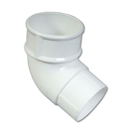 Floplast Round 112.5 Degree Pipe Bend - White