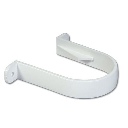 Floplast Round Downpipe Clip - White
