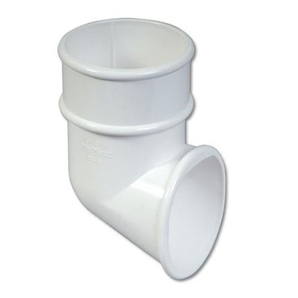 Floplast Round Downpipe Shoe - White