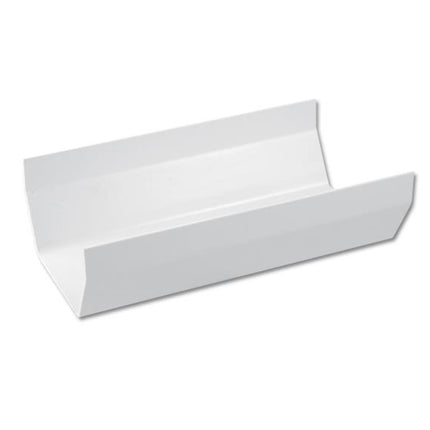 FloPlast 114mm Square Gutter – 4mt – White