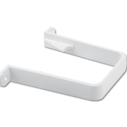 White FloPlast Square Stand-Off Pipe Clip