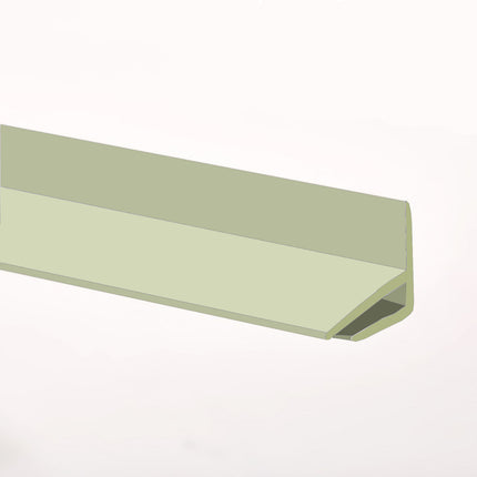 Avocado Green External Corner joint available in two sizes, 2500mm and 3050mm for joining hygienic wall cladding sheets on a external corner.