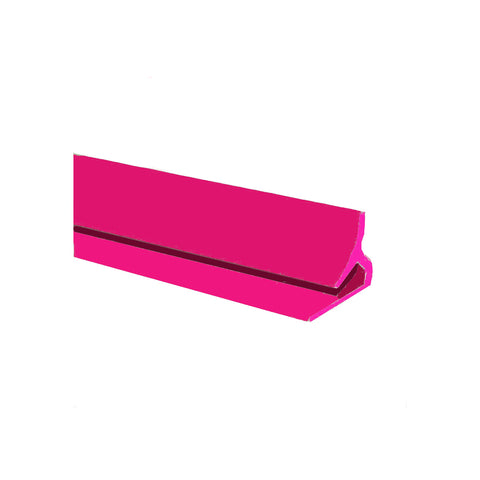 Gloss Pink internal Corner joint available in two sizes, 2500mm and 3050mm for joining hygienic wall cladding sheets on a internal corner.