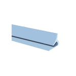 Gloss Blue internal Corner joint available in two sizes, 2500mm and 3050mm for joining hygienic wall cladding sheets on a internal corner.