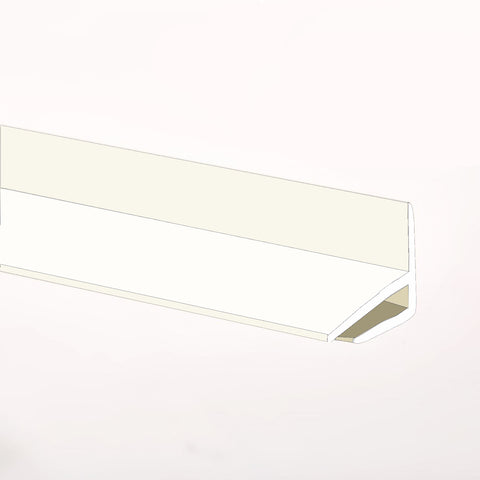 Pastel Linen External Corner joint available in two sizes, 2500mm and 3050mm for joining hygienic wall cladding sheets on a external corner.