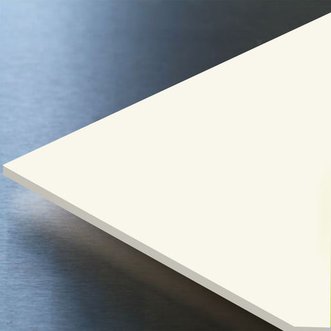 Pastel Linen Hygienic Wall Cladding PVC Sheets available in two sizes, 2500mm and 3050mm.