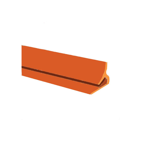 Gloss Orange internal Corner joint available in two sizes, 2500mm and 3050mm for joining hygienic wall cladding sheets on a internal corner.