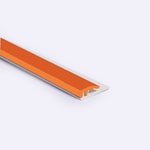 Gloss Orange Starter Trim available in two sizes, 2500mm and 3050mm designed to give a perfect start and finish to the areas covered by our hygienic wall cladding sheets. for starting or finishing Hygienic Wall Cladding sheets.