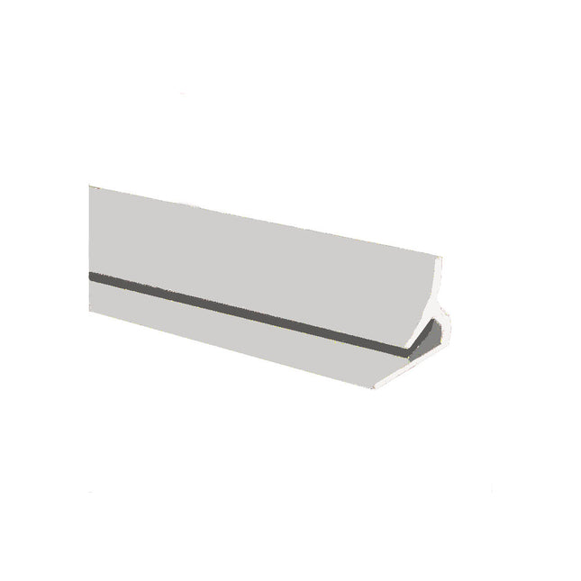 Pastel Grey internal Corner joint available in two sizes, 2500mm and 3050mm for joining hygienic wall cladding sheets on a internal corner.