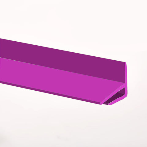 Gloss Purple External Corner joint available in two sizes, 2500mm and 3050mm for joining hygienic wall cladding sheets on a external corner.