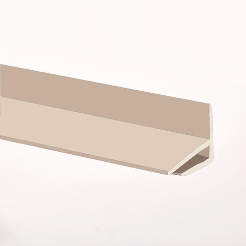 Pastel Sandstone External Corner joint available in two sizes, 2500mm and 3050mm for joining hygienic wall cladding sheets on a external corner.