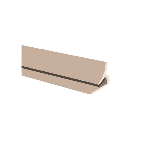 Pastel Sandstone internal Corner joint available in two sizes, 2500mm and 3050mm for joining hygienic wall cladding sheets on a internal corner.